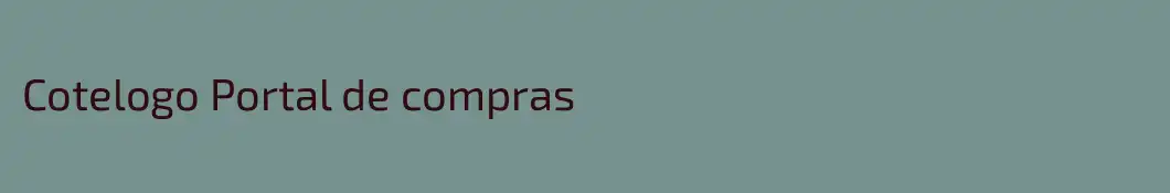 Cotelogo Portal de compras